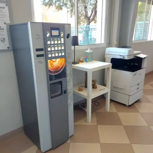 Zona de reprografía y coffee break